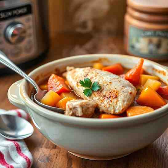 Slow Cooker Chicken Stew with Vegetables